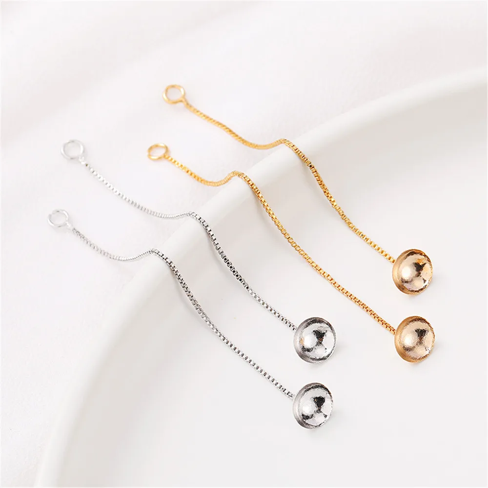 18K gold plated pearl disc button round bead extension chain handmade diy bracelet necklace accessories material accessories
18K gold plated pearl disc button round bead extension chain handmade diy bracelet necklace accessories material accessories