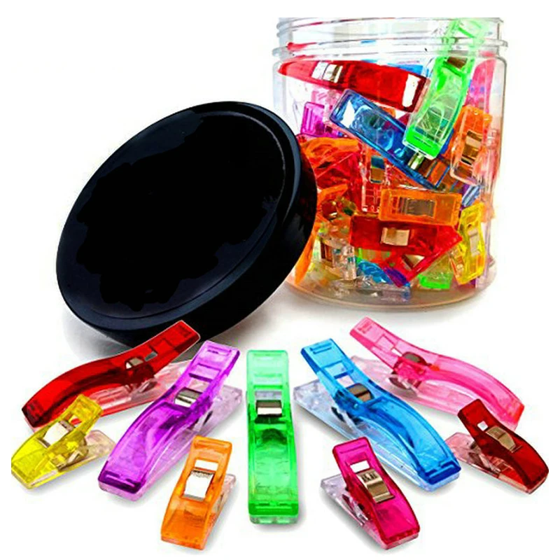 100pcs Filling Clips /Quilt tools/Patchwork Sewing Accessory Plastic Clips Clamps Fabric Craft Sewing Holder
100pcs Filling Clips /Quilt tools/Patchwork Sewing Accessory Plastic Clips Clamps Fabric Craft Sewing Holder