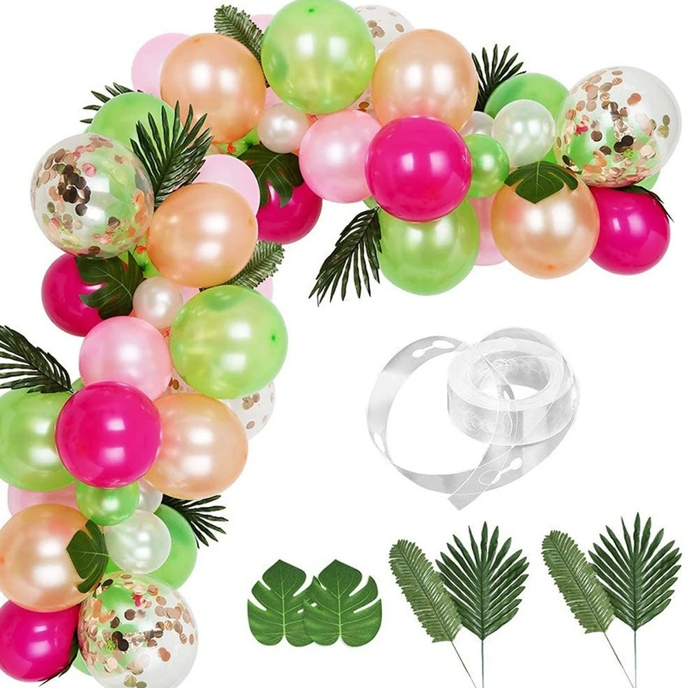 142 Pcs/set Latex Balloons Hawaii Party Supplies Decoration Happy Birthday Decoration Round Colorful Balloon Chain Wholesale
142 Pcs/set Latex Balloons Hawaii Party Supplies Decoration Happy Birthday Decoration Round Colorful Balloon Chain Wholesale