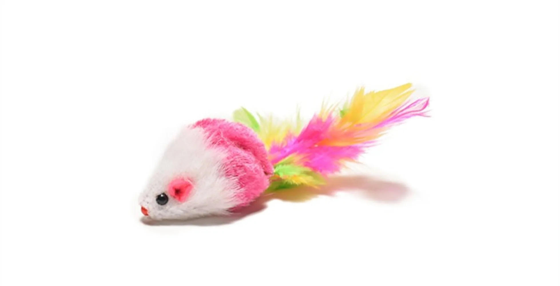 Colorful Feather Mini Mouse Cat Toys False Mouse Pet Cat Toys Mini Funny Playing Toys for Cats with Colorful Feather Plush Toys
Colorful Feather Mini Mouse Cat Toys False Mouse Pet Cat Toys Mini Funny Playing Toys for Cats with Colorful Feather Plush Toys