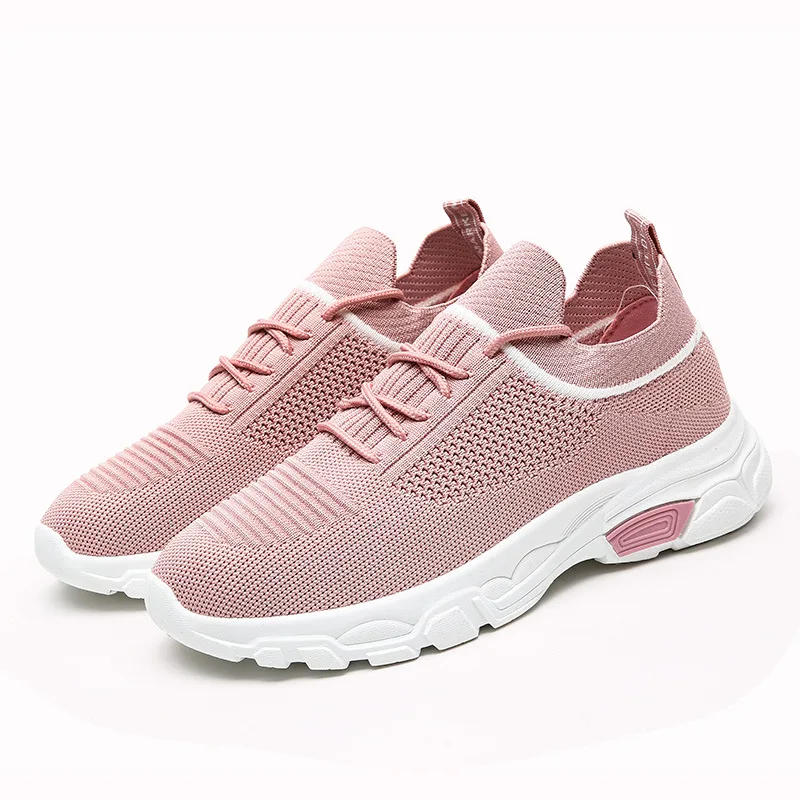 Women Casual Shoes Comfortable Sneakers Famale 2020 New Solid Color Sneakers Fashion Breathable Walking Mesh Lace Up Flat Shoes
Women Casual Shoes Comfortable Sneakers Famale 2020 New Solid Color Sneakers Fashion Breathable Walking Mesh Lace Up Flat Shoes