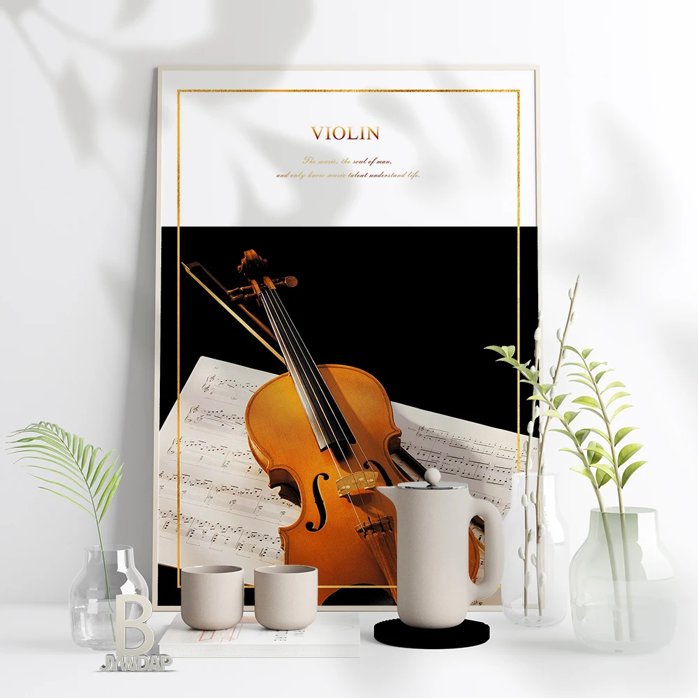 Retro Violin Poster Canvas Print Painting Wall Art Vintage Music Score Instrument Parts Living Room Home Decorate Gift Poster
Retro Violin Poster Canvas Print Painting Wall Art Vintage Music Score Instrument Parts Living Room Home Decorate Gift Poster
