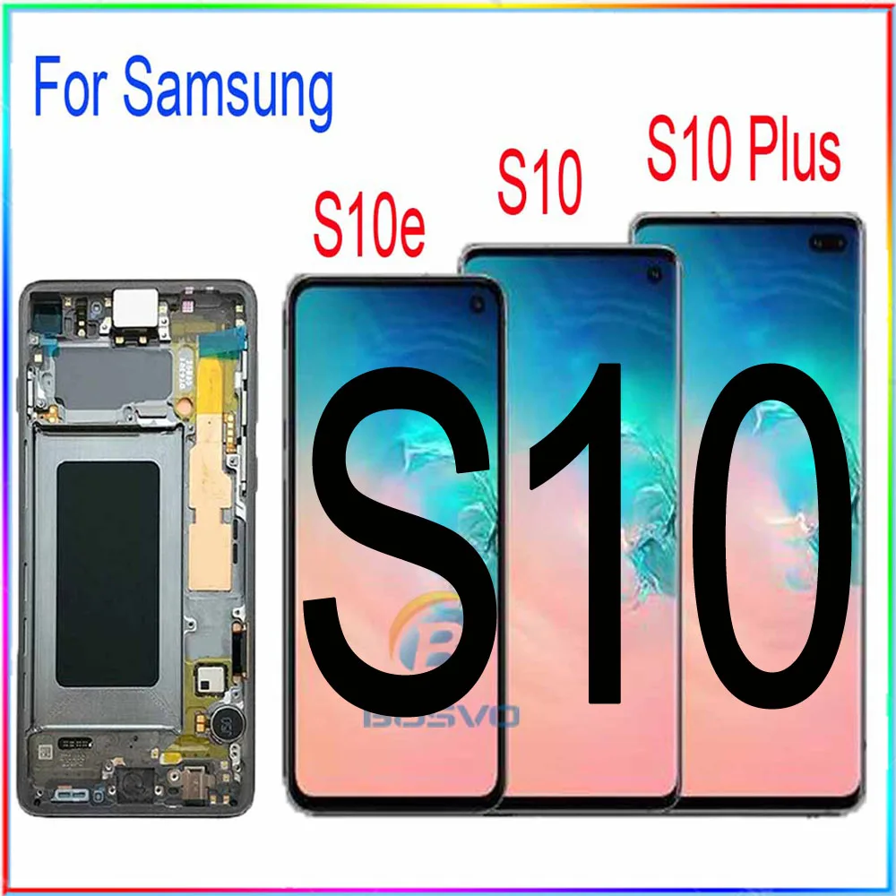 for samsung S10 G973F G973 LCD S10e Screen S10 Plus G975 G975F Display with Touch Digitizer with Frame Assembly
for samsung S10 G973F G973 LCD S10e Screen S10 Plus G975 G975F Display with Touch Digitizer with Frame Assembly