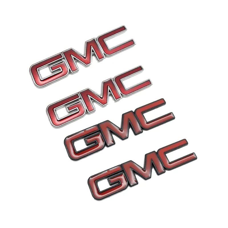 Наклейка на багажник металлическая красная эмблема значок для логотипа GMC