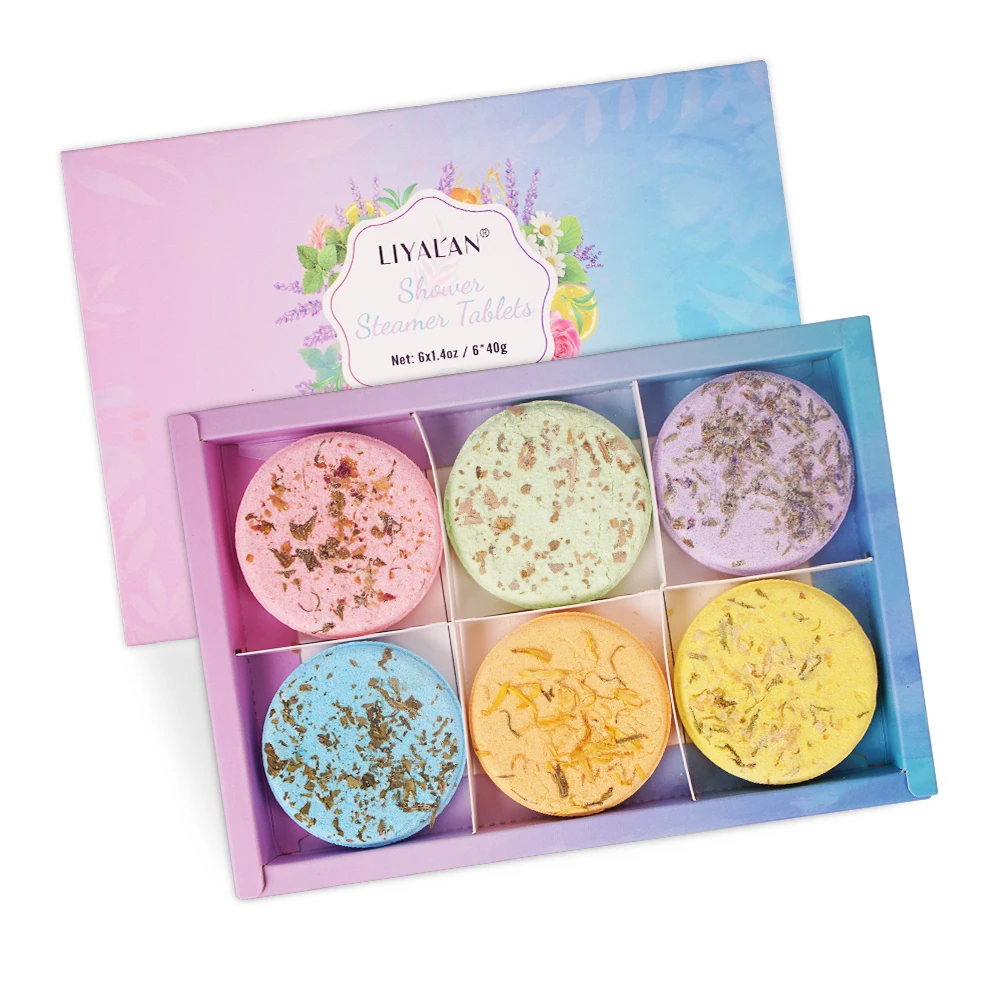 6Pcs/Set Essential oil Aromatherapy Shower Steamers Vapor Tablets SPA Fizzies Bath Bombs Handmade Peppermint Shower Bombs Gift
6Pcs/Set Essential oil Aromatherapy Shower Steamers Vapor Tablets SPA Fizzies Bath Bombs Handmade Peppermint Shower Bombs Gift