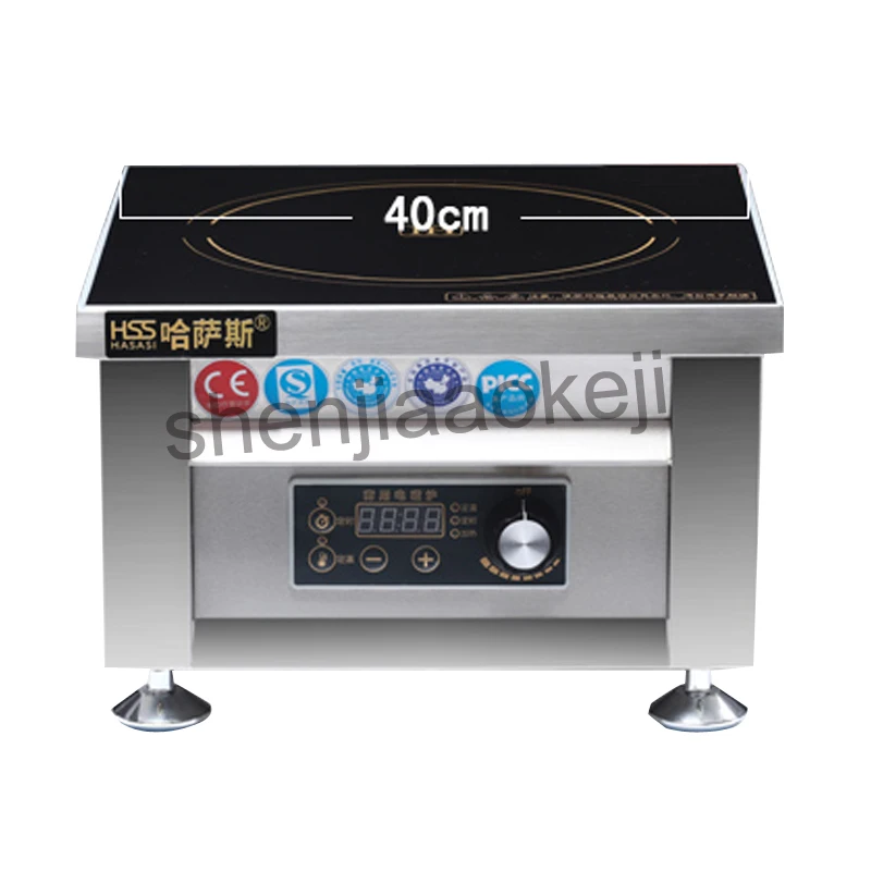 

HSS-605G Коммерческая индукционная плита 6000 Вт 11 передач для домашнего бизнеса электромагнитная печь для приготовления пищи 1 шт.