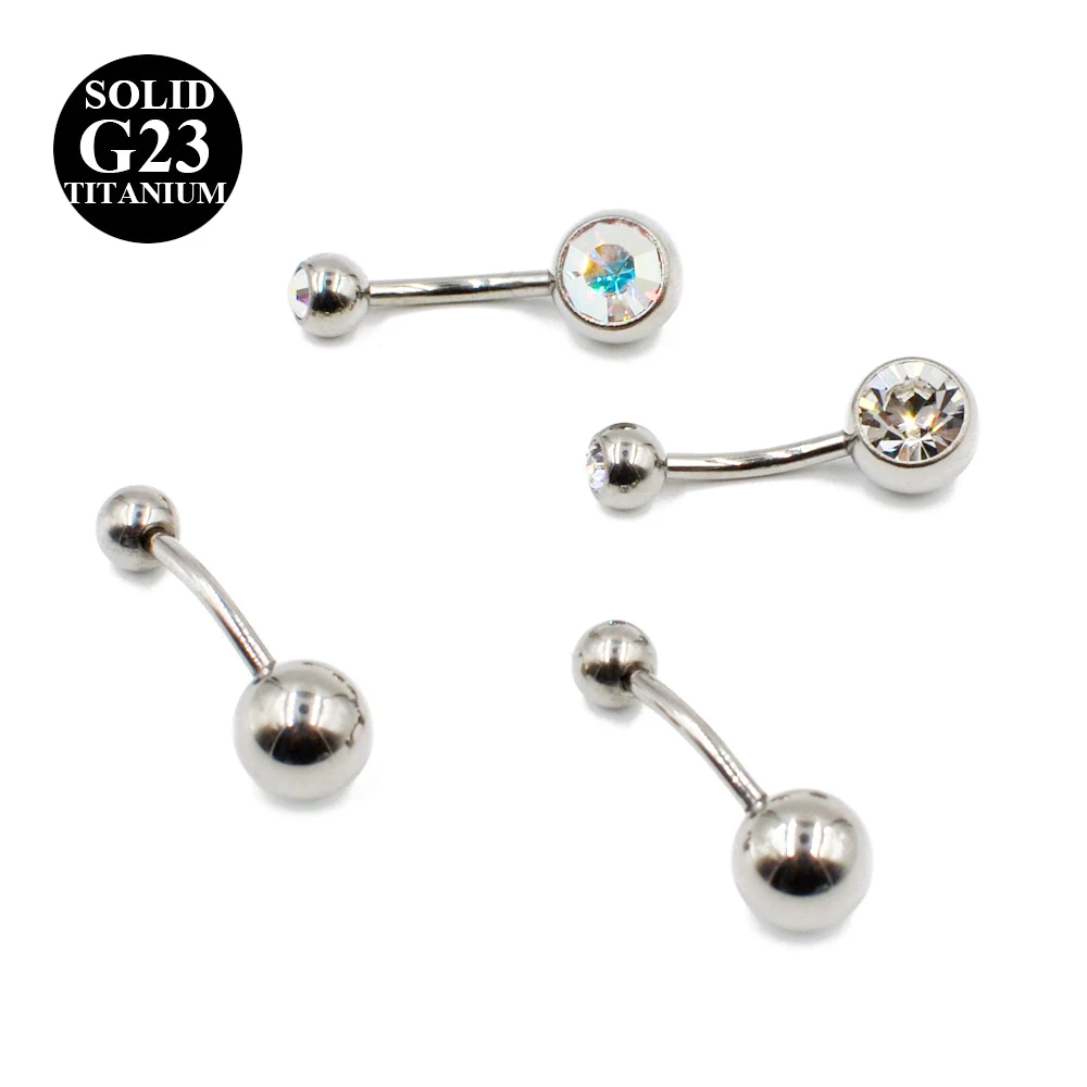 2PCS G23 Titanium Body Jewelry Belly Button Rings Double Crystal for Women Rhinestone Dangling Belly Rings Sexy Navel Piercing
2PCS G23 Titanium Body Jewelry Belly Button Rings Double Crystal for Women Rhinestone Dangling Belly Rings Sexy Navel Piercing