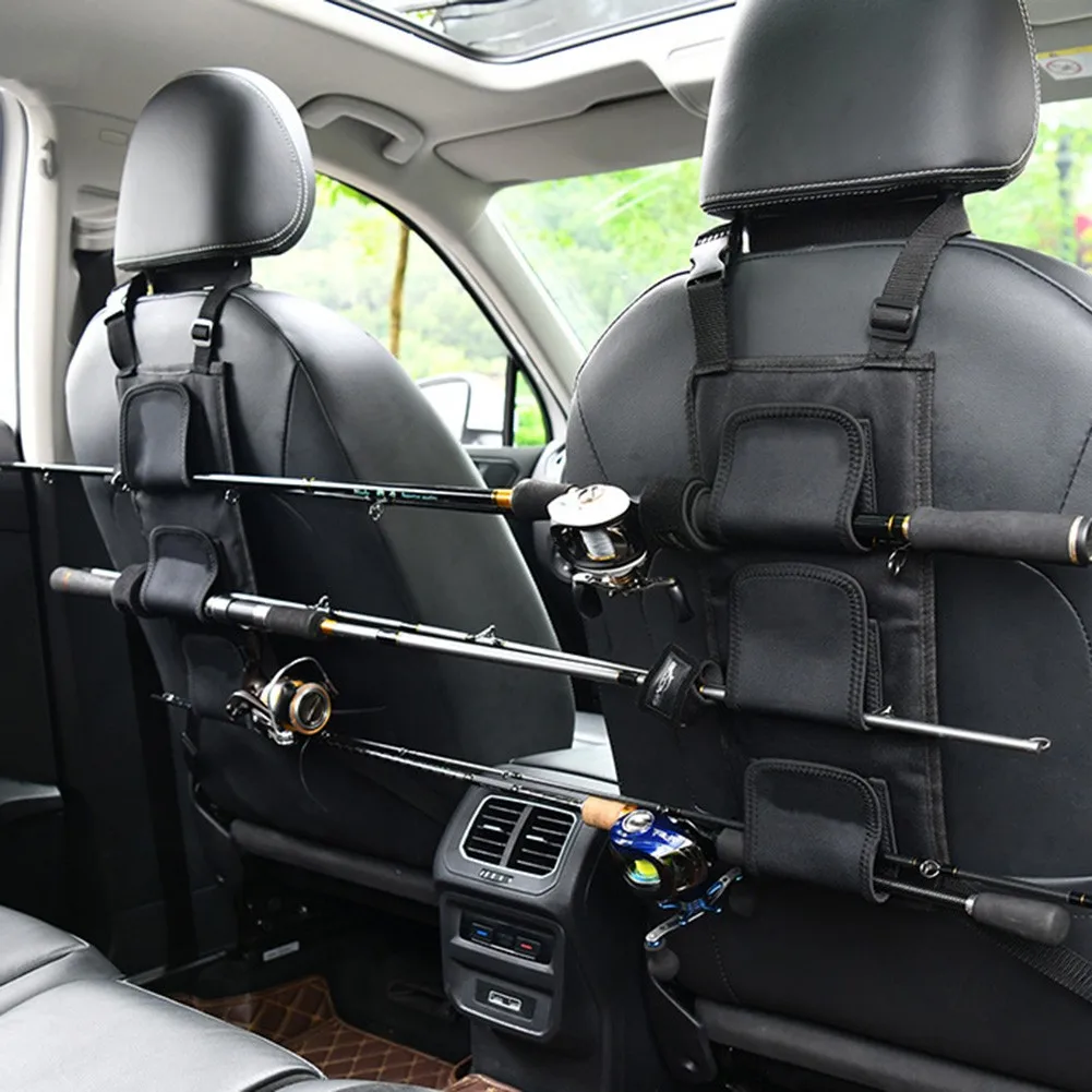 Adjustble Fishing Rod Holder Black Buckle Equipment Oxford Cloth Portable Saving Space
Adjustble Fishing Rod Holder Black Buckle Equipment Oxford Cloth Portable Saving Space