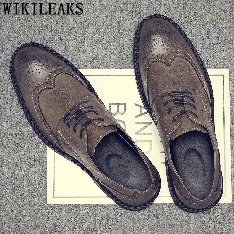Brogues Oxford Shoes For Men Formal Shoes For Men Italian Shoes Men Chaussures Hommes En Cuir Luxe Chaussure Homme Mariage
Brogues Oxford Shoes For Men Formal Shoes For Men Italian Shoes Men Chaussures Hommes En Cuir Luxe Chaussure Homme Mariage