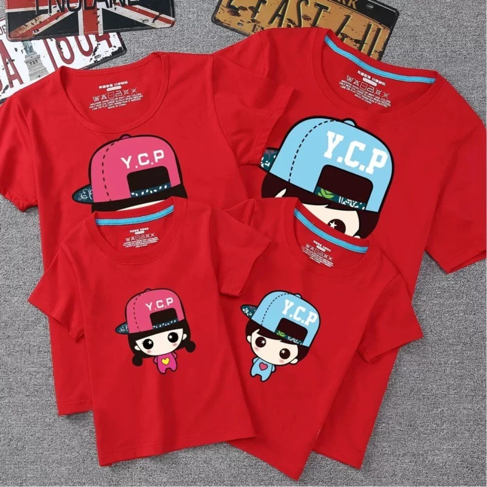 9 Colors Family Matching Clothes Mother Father Daughter Son T-shirt Kid Girl Boy Baby Family Birthday Gift Short Sleeve T shirt
9 Colors Family Matching Clothes Mother Father Daughter Son T-shirt Kid Girl Boy Baby Family Birthday Gift Short Sleeve T shirt