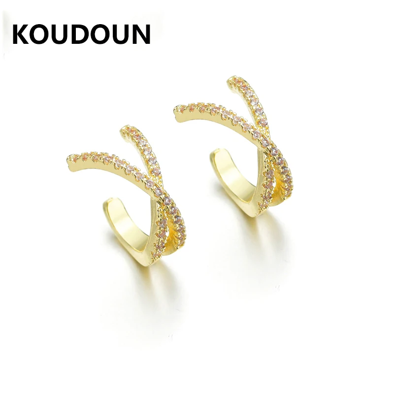 CZ Small Clip on Earrings Ear Cuff For Women 1 pcs Charming Cross Ear Clip Gold Color Earcuff Without Piercing Earrings Jewelry
CZ Small Clip on Earrings Ear Cuff For Women 1 pcs Charming Cross Ear Clip Gold Color Earcuff Without Piercing Earrings Jewelry