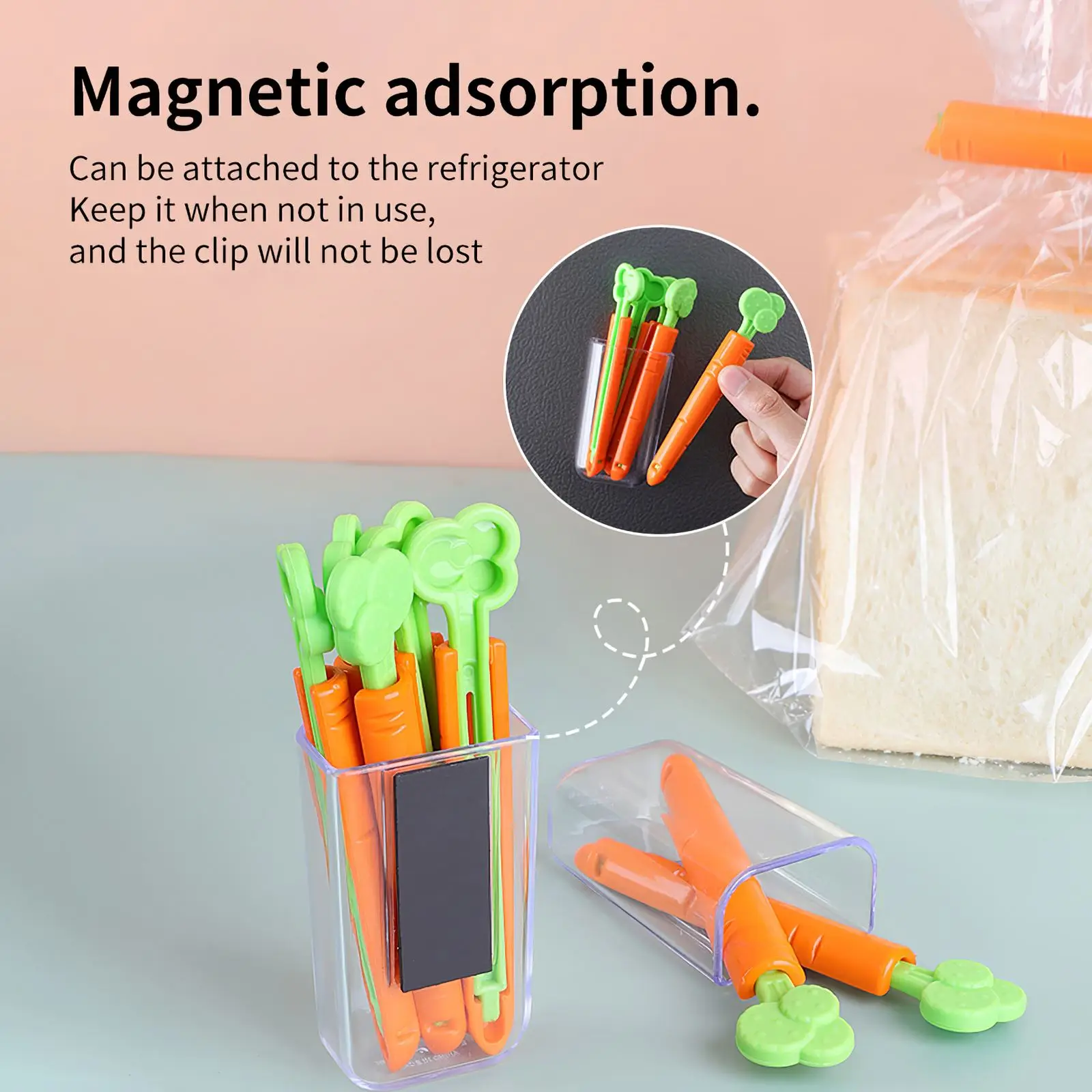 5Pcs/Pack Storage Food Snack Plastic Bag Sealing Clips For Food Portable Plastic Packages Clamp Pegs Kitchen Accessories Sealer
5Pcs/Pack Storage Food Snack Plastic Bag Sealing Clips For Food Portable Plastic Packages Clamp Pegs Kitchen Accessories Sealer
