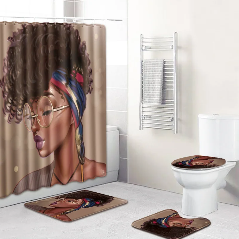 Bathroom non-slip mat and shower curtain combination carpet European and American style explosion women customization
Bathroom non-slip mat and shower curtain combination carpet European and American style explosion women customization