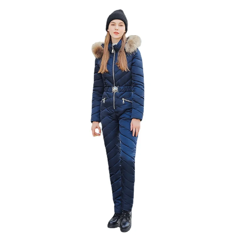 Dress suit Women's down cotton-padded jacket with thick warm fashion cotton pants two-piece set
Dress suit Women's down cotton-padded jacket with thick warm fashion cotton pants two-piece set