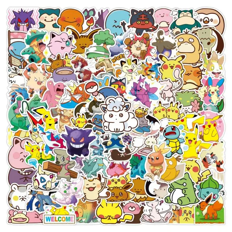 Pokemon Stickers Anime Sticker Kawaii 10/30/50Pcs For Cup Refrigerator Motorcycle Guitar Skateboard Decal Toys For Children
Pokemon Stickers Anime Sticker Kawaii 10/30/50Pcs For Cup Refrigerator Motorcycle Guitar Skateboard Decal Toys For Children