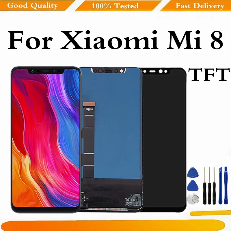 Сменный ЖК-дисплей для Mi8, ЖК-дисплей с сенсорным экраном и дигитайзером в сборе для Xiaomi 8 M1803E1A, сменный дисплей
Сменный ЖК-дисплей для Mi8, ЖК-дисплей с сенсорным экраном и дигитайзером в сборе для Xiaomi 8 M1803E1A, сменный дисплей