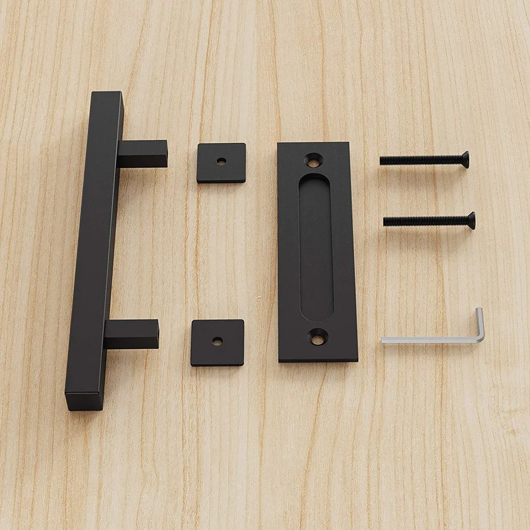 1PC Square Pull And Flush Door Handle Set Black Barn Door Hardware Home Improvement For Gates Warehouse Sliding Barn Door
1PC Square Pull And Flush Door Handle Set Black Barn Door Hardware Home Improvement For Gates Warehouse Sliding Barn Door