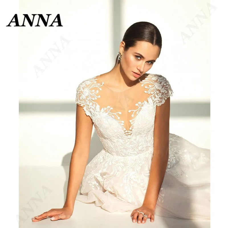 Anna Beauty Wedding Dress 2021 Simple V-Neck Tulle Beach Party Gown Boho Button Appliques Vestido De Noiva Civil Women Skirt
Anna Beauty Wedding Dress 2021 Simple V-Neck Tulle Beach Party Gown Boho Button Appliques Vestido De Noiva Civil Women Skirt