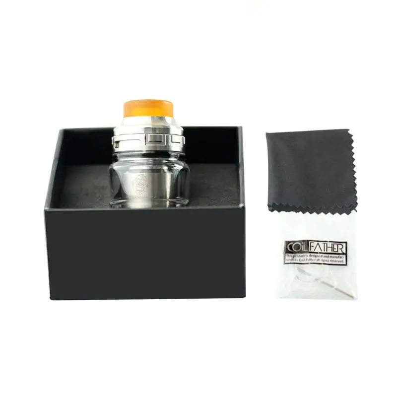 4ML DIY Rebuiltable Atomizer Two Post Vape Wire Coil Cotton Drop RDTA Tank for King Dual RTA Tank Accessory
4ML DIY Rebuiltable Atomizer Two Post Vape Wire Coil Cotton Drop RDTA Tank for King Dual RTA Tank Accessory