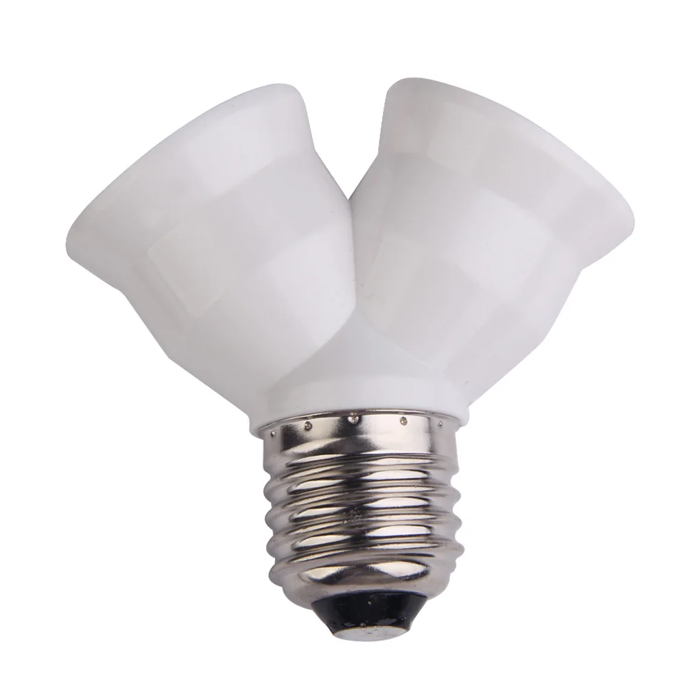 E27 Base Light Lamp Bulb Socket 1 to 2 Splitter Adapter Converter Socket For Home Light Bulb Adapter Lamp Holder
E27 Base Light Lamp Bulb Socket 1 to 2 Splitter Adapter Converter Socket For Home Light Bulb Adapter Lamp Holder