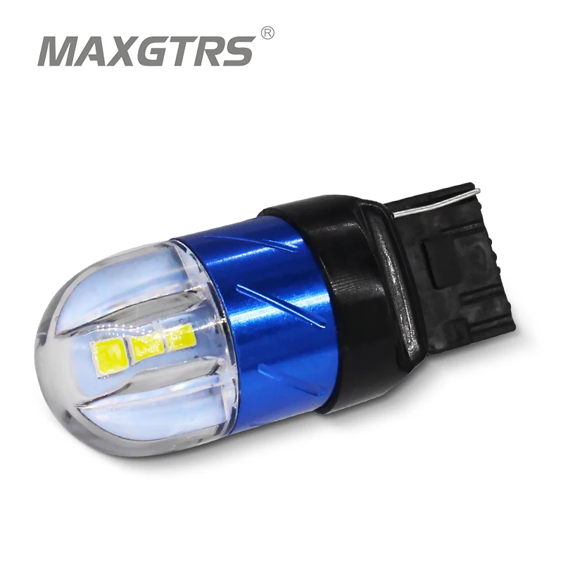 2 шт. автомобильные светодиодсветодиодный лампы T20 7440 W21W 3030 для дневных ходовых