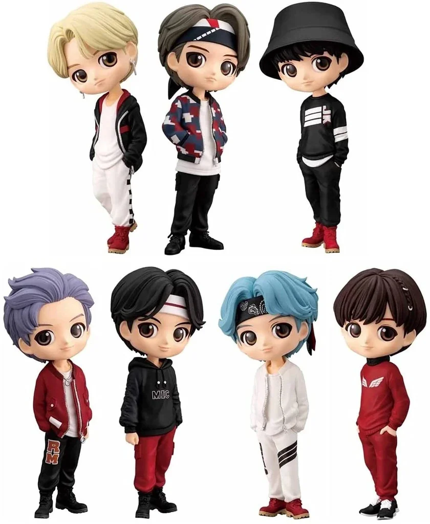 7pcs/set Kawaii KPOP Star TOP Group PVC Figure Model Toys Cute Bangtan Boys Groups A.R.M.Y Action Figures Dolls Gift For Girls 
7pcs/set Kawaii KPOP Star TOP Group PVC Figure Model Toys Cute Bangtan Boys Groups A.R.M.Y Action Figures Dolls Gift For Girls