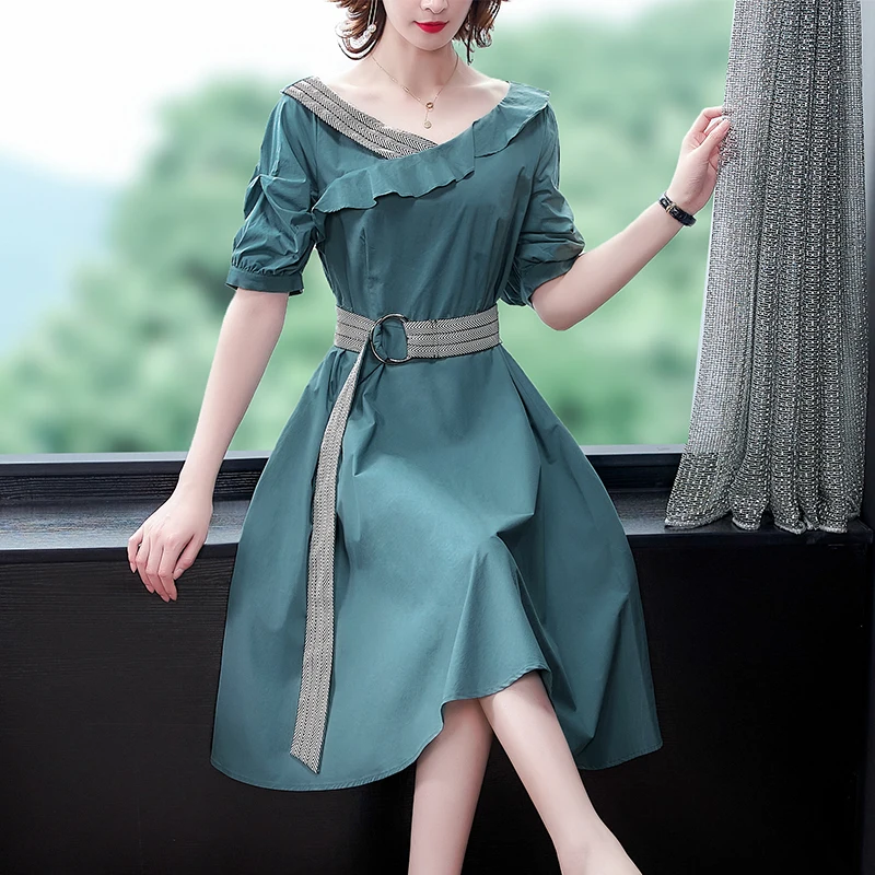 Office Lady Casual Midi Dresses Elegant Bodycon Women Party Evening Vestidos 2022 Spring Summer Vintage Half Sleeve Dress
Office Lady Casual Midi Dresses Elegant Bodycon Women Party Evening Vestidos 2022 Spring Summer Vintage Half Sleeve Dress