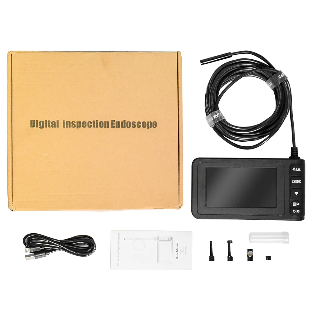Industrial Endoscope Full HD 1080P Car Repair Borescope Inspection Camera 4.3 inch Color LCD Screen Snake Camera with 6LED Light
Industrial Endoscope Full HD 1080P Car Repair Borescope Inspection Camera 4.3 inch Color LCD Screen Snake Camera with 6LED Light