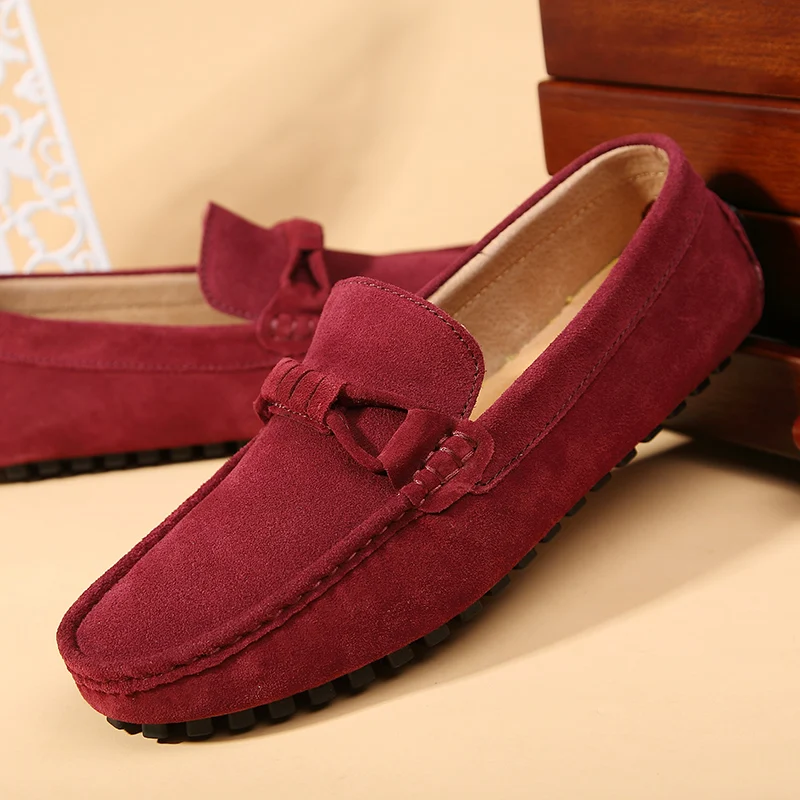 2021 Men Casual Shoes Fashion Male Cow Suede Leather Men Loafers Leisure Moccasins Slip on Men's Driving Shoes Handmade Footwear
2021 Men Casual Shoes Fashion Male Cow Suede Leather Men Loafers Leisure Moccasins Slip on Men's Driving Shoes Handmade Footwear