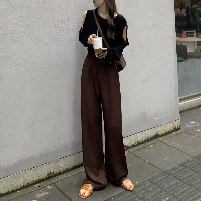 HziriP Hot Plus Size Thin Fashion Straight Brief Slender Casual High Waist Women 2020 Chic Loose Solid Slim Full Length Pants
HziriP Hot Plus Size Thin Fashion Straight Brief Slender Casual High Waist Women 2020 Chic Loose Solid Slim Full Length Pants
