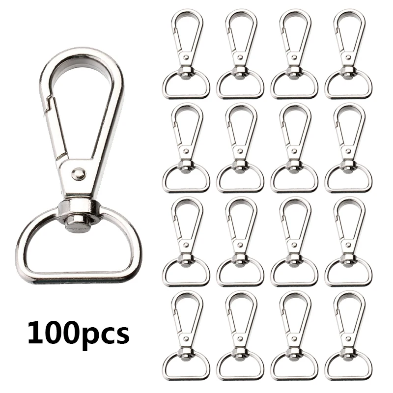 PARETO 100Pcs 51mm Swivel Trigger Clips Snap Hooks Lobster Clasp for Keychain Bag DIY Craft Key Buckle
PARETO 100Pcs 51mm Swivel Trigger Clips Snap Hooks Lobster Clasp for Keychain Bag DIY Craft Key Buckle