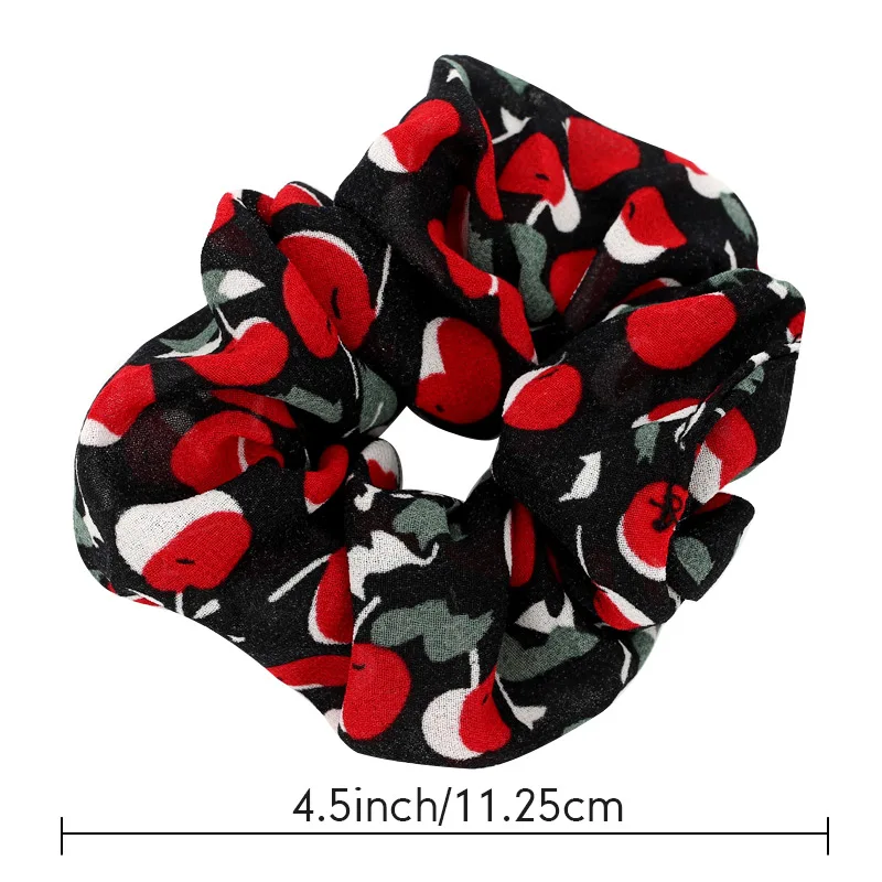 Spring Vintage Cherry Elastic Hair Tie Scrunchie Ponytail Holder Cute Girl Women Accessories Headbands 4 Colors Headwear
Spring Vintage Cherry Elastic Hair Tie Scrunchie Ponytail Holder Cute Girl Women Accessories Headbands 4 Colors Headwear