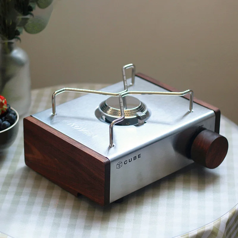 Thous Winds KOVEA CUBE Gas stoveDIY Black walnut side plate brass knob accessory storage bag
Thous Winds KOVEA CUBE Gas stoveDIY Black walnut side plate brass knob accessory storage bag