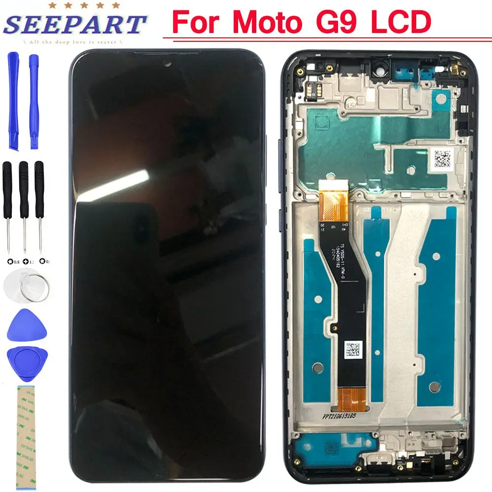 Оригинальный ЖК-дисплей 6,5 дюйма для Motorola Moto G9, сенсорный экран, дигитайзер, запасные части для Moto G9, ЖК-экран с рамкой
Оригинальный ЖК-дисплей 6,5 дюйма для Motorola Moto G9, сенсорный экран, дигитайзер, запасные части для Moto G9, ЖК-экран с рамкой