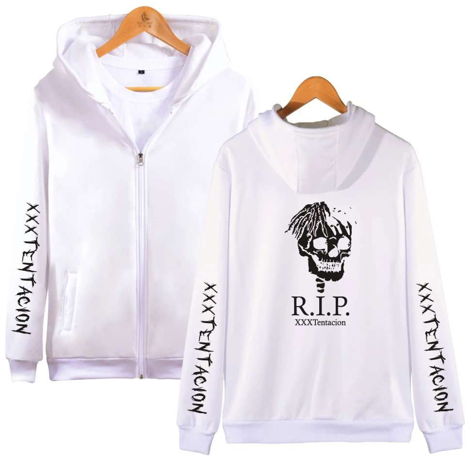 Xxxtentacion zipper hoodie men's sweatshirt rapper hip-hop print hooded jacket teen casual autumn hoodie street black clothing
Xxxtentacion zipper hoodie men's sweatshirt rapper hip-hop print hooded jacket teen casual autumn hoodie street black clothing