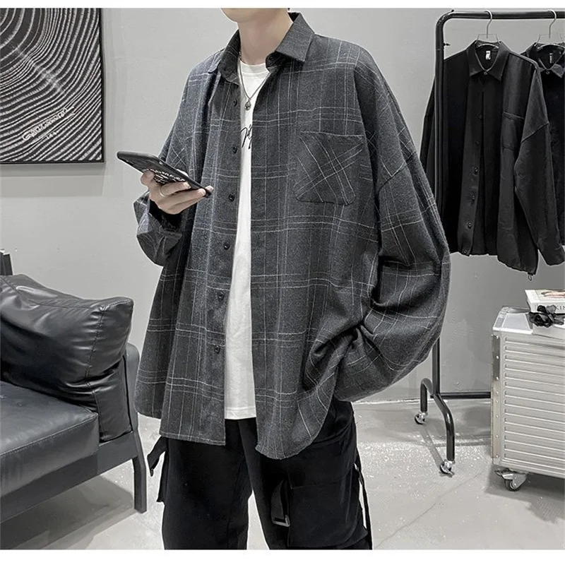 Рубашка мужская в клетку, универсальная свободная повседневная куртка в японском стиле, с длинным рукавом, в стиле ретро, в стиле хип-хоп, ве...
Рубашка мужская в клетку, универсальная свободная повседневная куртка в японском стиле, с длинным рукавом, в стиле ретро, в стиле хип-хоп, ве...