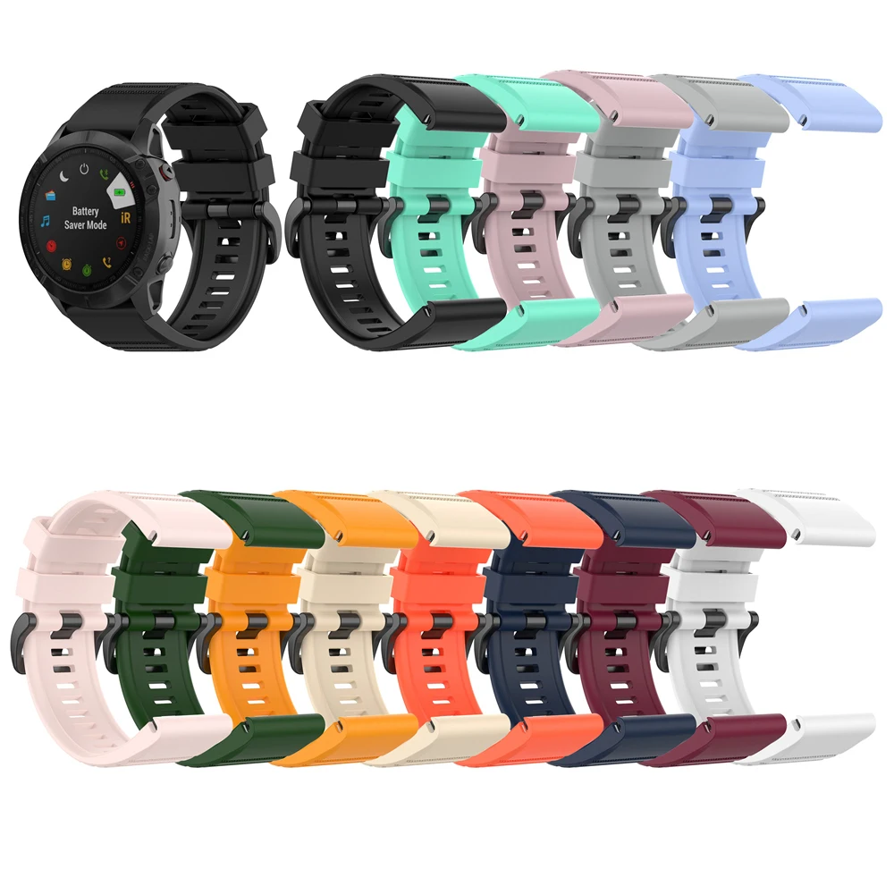 22 20 26mm Quick Release easyFit Smart for Garmin Fenix 6X 6 6S pro 5 5X 5S Plus 3 Silicone Straps For Forerunner 935 Watchbands
22 20 26mm Quick Release easyFit Smart for Garmin Fenix 6X 6 6S pro 5 5X 5S Plus 3 Silicone Straps For Forerunner 935 Watchbands