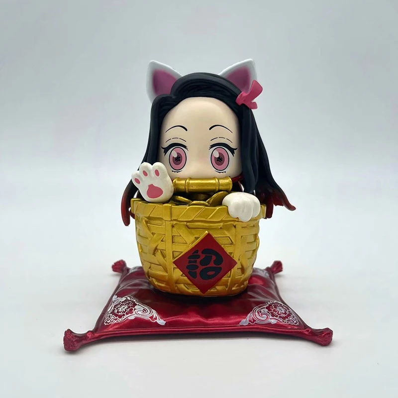 11cm Demon Slayer Kamado Nezuko Anime ActionFigure PVC Lovely Girls Lucky Q Version Girl with Cat Ears Collection Model Doll Toy 
11cm Demon Slayer Kamado Nezuko Anime ActionFigure PVC Lovely Girls Lucky Q Version Girl with Cat Ears Collection Model Doll Toy