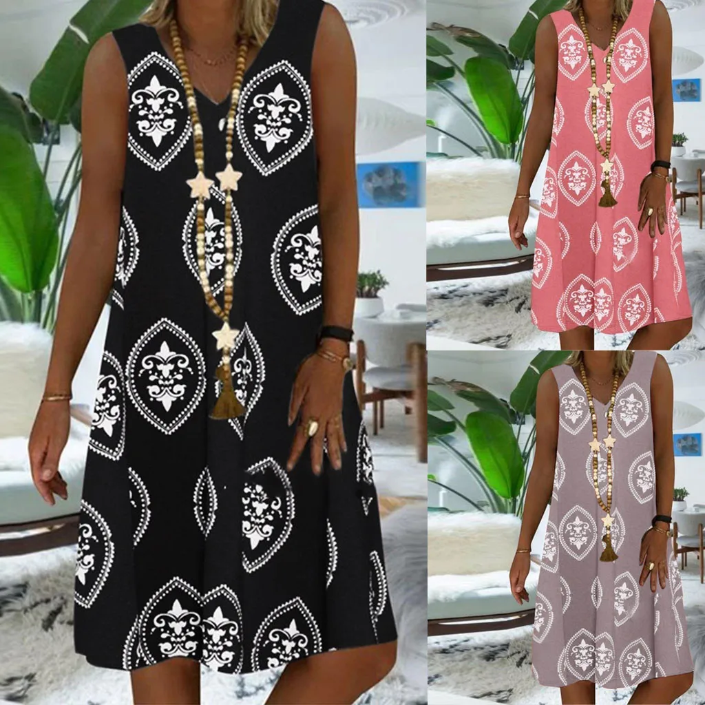 2021 Summer Women Vintage Printing Short Sleeve S-5XL Plus Size Dress A Line Midi Dress Retro Printed Loose-Fit Beach Casual
2021 Summer Women Vintage Printing Short Sleeve S-5XL Plus Size Dress A Line Midi Dress Retro Printed Loose-Fit Beach Casual