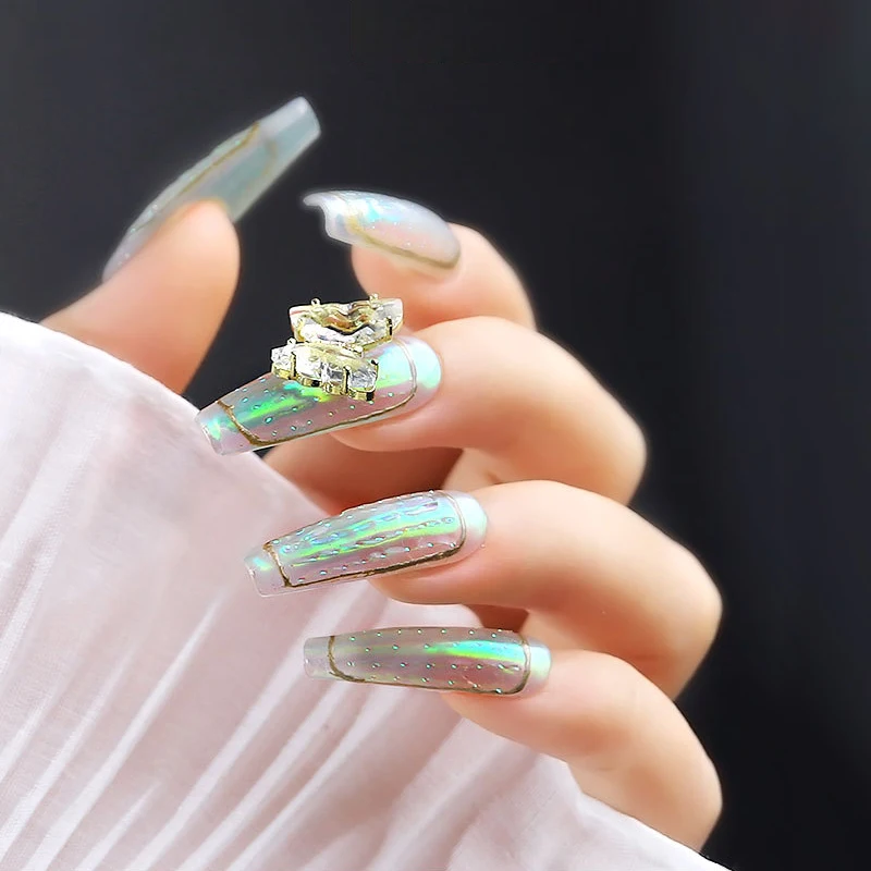 SENIGNOL Nail Art Decorations Fluorescent Thread Nail Sticker Laser Glitter Silk Mesh Net Line Tape Holographic 3D Silk Foils 
SENIGNOL Nail Art Decorations Fluorescent Thread Nail Sticker Laser Glitter Silk Mesh Net Line Tape Holographic 3D Silk Foils