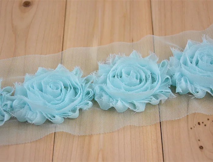 15yards/lot 2.5''Shabby Chiffon Rose Flower For DIY Headbands Headdress Headwears Clothing Hair Apparel Accessories
15yards/lot 2.5''Shabby Chiffon Rose Flower For DIY Headbands Headdress Headwears Clothing Hair Apparel Accessories
