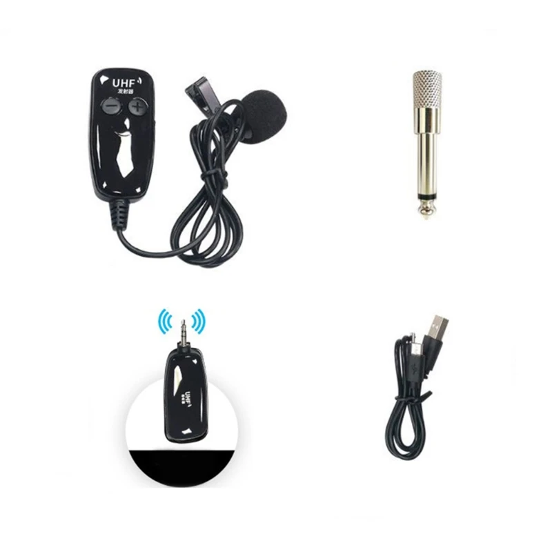 B03F Wireless Lavalier Microphone System for Recording Videos Interview Live Broadcast for SmartPhone Computer Rechargeable
B03F Wireless Lavalier Microphone System for Recording Videos Interview Live Broadcast for SmartPhone Computer Rechargeable