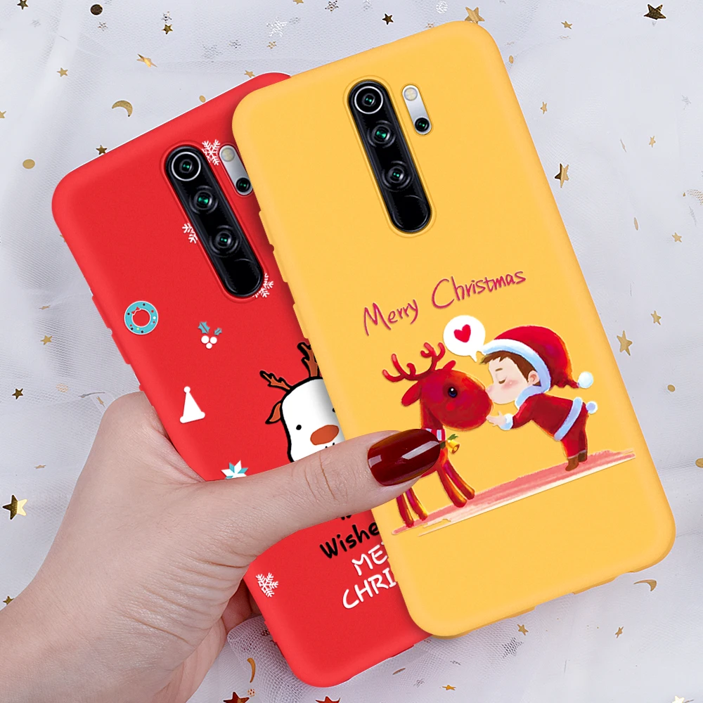 Новогодний чехол для телефона Xiaomi Mi 9 SE 9T Pro Mi8 на Redmi 7 K20 Note 8 6 Рождественский