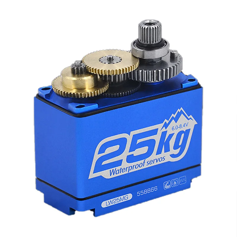 Power HD LW-25MG 25KG/0.14S Waterproof High Torque Metal Gear Standard Digital Servo for 1/8 1/10 Scale RC Cars
Power HD LW-25MG 25KG/0.14S Waterproof High Torque Metal Gear Standard Digital Servo for 1/8 1/10 Scale RC Cars