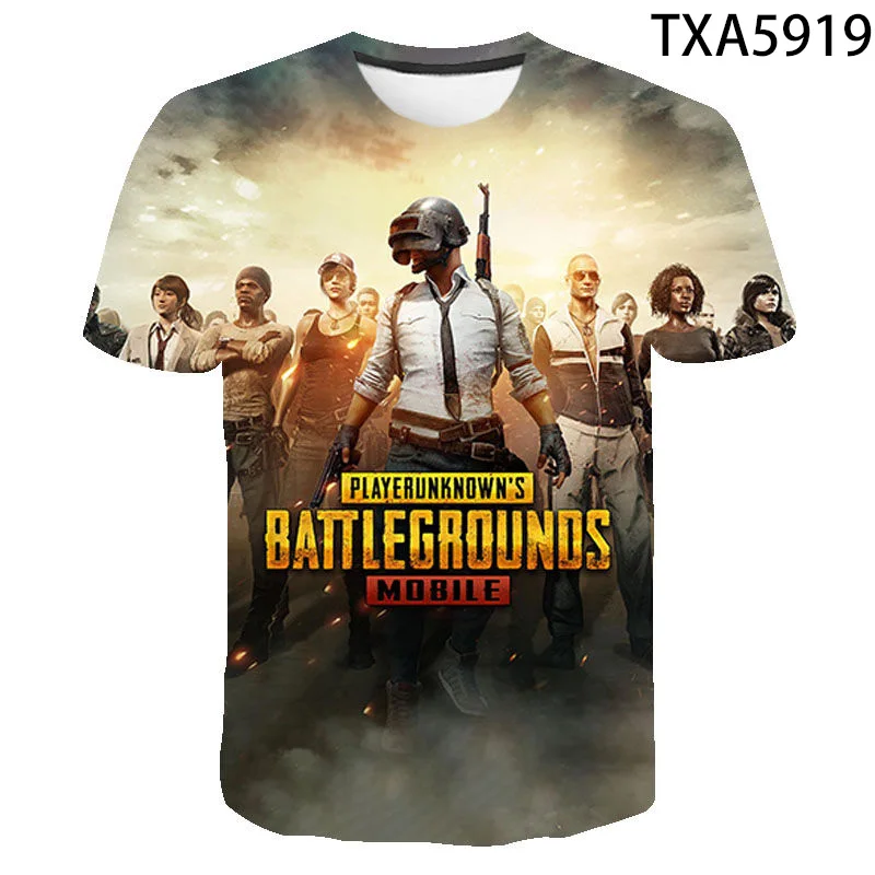 New Summer Pubg Printed 3D T-shirts Men Women Children Short Sleeve Casual Cool Tee Tops Streetwear Cool T Shirts Boy girl Kids
New Summer Pubg Printed 3D T-shirts Men Women Children Short Sleeve Casual Cool Tee Tops Streetwear Cool T Shirts Boy girl Kids