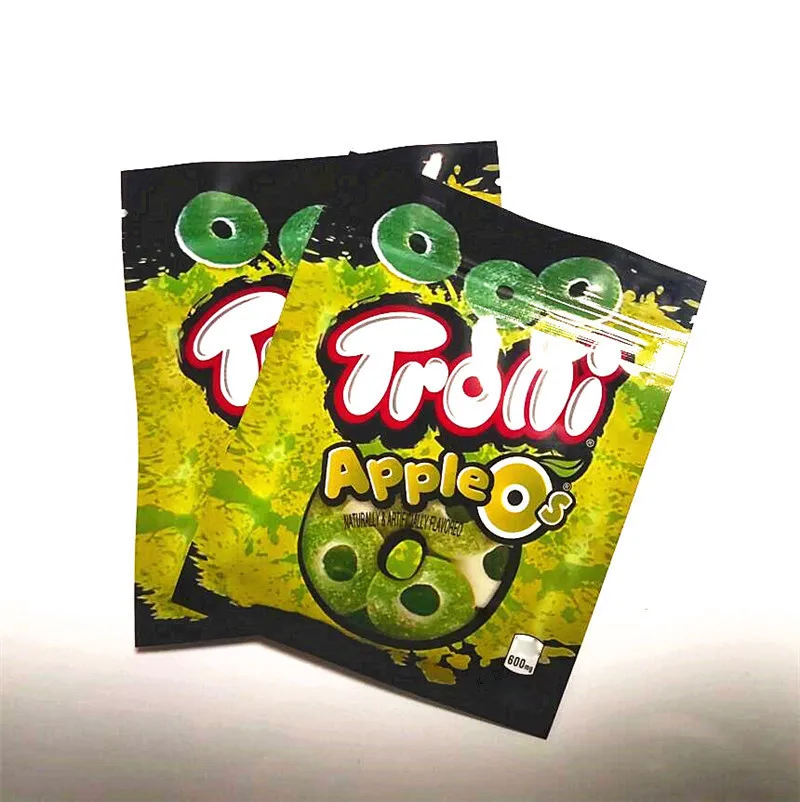 

2021O Trrlli trolli Mylar Bags 600mg Empty Peachie Sour Edibles Candy Gummi Zipper Resealable Packaging Bag Free jngvjmg