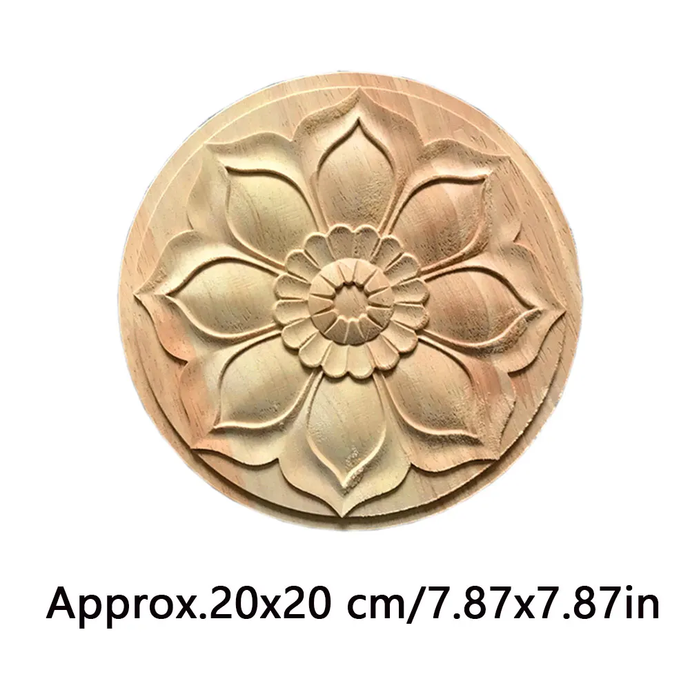 2pcs Unpainted Round Wood Carving Onlay Appliques Furniture Decor Wood Carved Crafts Applique Wood Decal Mouldings Home Ornament
2pcs Unpainted Round Wood Carving Onlay Appliques Furniture Decor Wood Carved Crafts Applique Wood Decal Mouldings Home Ornament