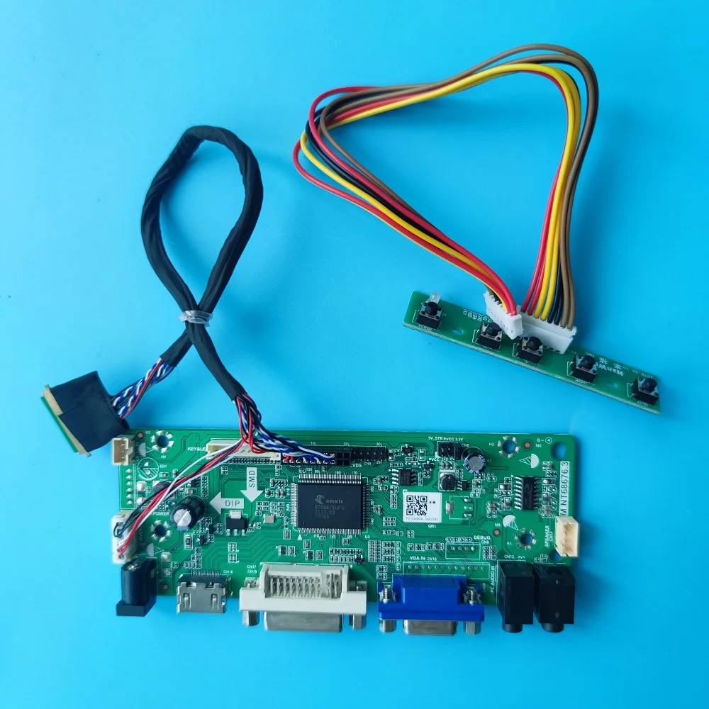 LED LCD M.NT68676 DVI VGA Controller board Kit for LP156WH3-TLAA/TLB1/TLBC/TLS1/TLS2/TLF1/TLAB/TLT1/TLC1 1366*768 15.6" Panel
LED LCD M.NT68676 DVI VGA Controller board Kit for LP156WH3-TLAA/TLB1/TLBC/TLS1/TLS2/TLF1/TLAB/TLT1/TLC1 1366*768 15.6" Panel
