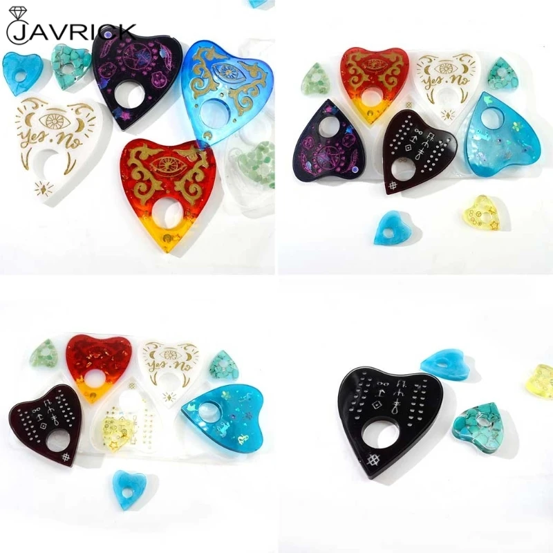 1Pc/2Pcs Ouija- Board Planchette Resin Molds Gothic Ouija- Board Game Keychain Pendant Epoxy Silicone Molds Jewelry Making
1Pc/2Pcs Ouija- Board Planchette Resin Molds Gothic Ouija- Board Game Keychain Pendant Epoxy Silicone Molds Jewelry Making