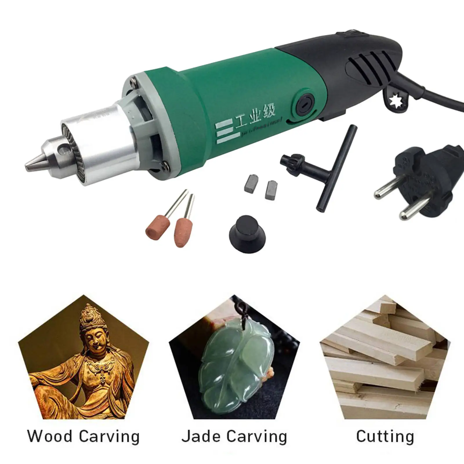 Mini Electric Drill Set Grinder Variable Speed Rotary Grinding Bits Hand for Jade Polishing Engraving Tools Cutting Accessories
Mini Electric Drill Set Grinder Variable Speed Rotary Grinding Bits Hand for Jade Polishing Engraving Tools Cutting Accessories